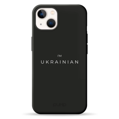 Чохол Pump Silicone Minimalistic Case for iPhone 13 I'm Ukrainian - цена, характеристики, отзывы, рассрочка, фото 1