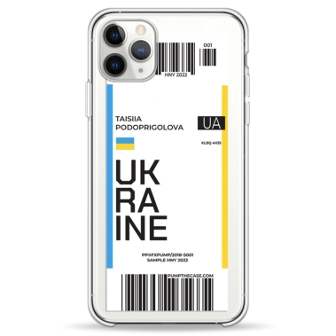 Чехол Pump UA Transparency Case for iPhone 11 Pro Max Ticket - цена, характеристики, отзывы, рассрочка, фото 1