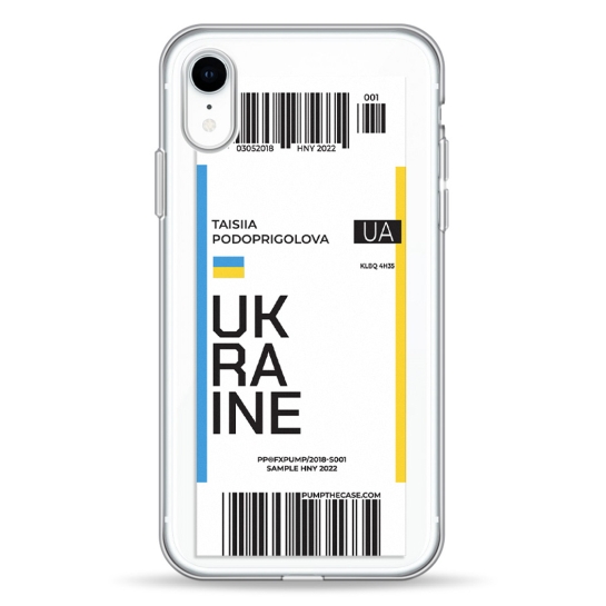 Чохол Pump UA Transparency Case for iPhone XR Ticket - ціна, характеристики, відгуки, розстрочка, фото 1