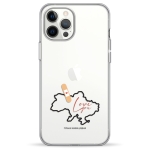 Чехол Pump UA Transparency Case for iPhone 12 Pro Max Love Ukraine