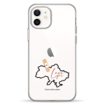 Чохол Pump UA Transparency Case for iPhone 12/12 Pro Love Ukraine