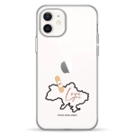 Чехол Pump UA Transparency Case for iPhone 12/12 Pro Love Ukraine