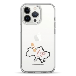 Чехол Pump UA Transparency Case for iPhone 13 Pro Love Ukraine