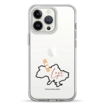Чохол Pump UA Transparency Case for iPhone 13 Pro Love Ukraine