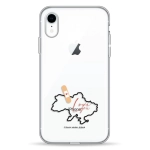 Чохол Pump UA Transparency Case for iPhone XR Love Ukraine