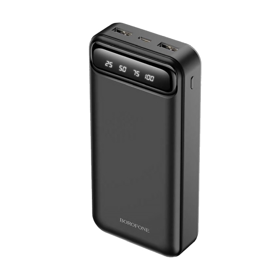 Зовнішній акумулятор Borofone FreeWay 20000 mAh Black - ціна, характеристики, відгуки, розстрочка, фото 1