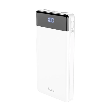 Зовнішній акумулятор Hoco Power Bank J84 Cool 10000 mAh White - цена, характеристики, отзывы, рассрочка, фото 1