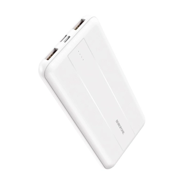 Зовнішній акумулятор Borofone Sage QC 10000 mAh White - цена, характеристики, отзывы, рассрочка, фото 1