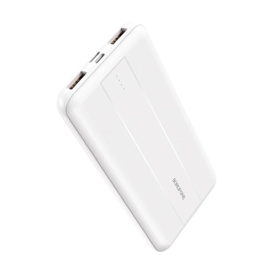Зовнішній акумулятор Borofone Sage QC 10000 mAh White - ціна, характеристики, відгуки, розстрочка, фото 1