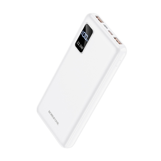 Внешний аккумулятор Borofone Wiseacre QC 10000 mAh White - цена, характеристики, отзывы, рассрочка, фото 2