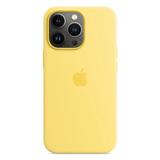 Чехол Apple Silicone Case with MagSafe for iPhone 13 Pro Lemon Zest
