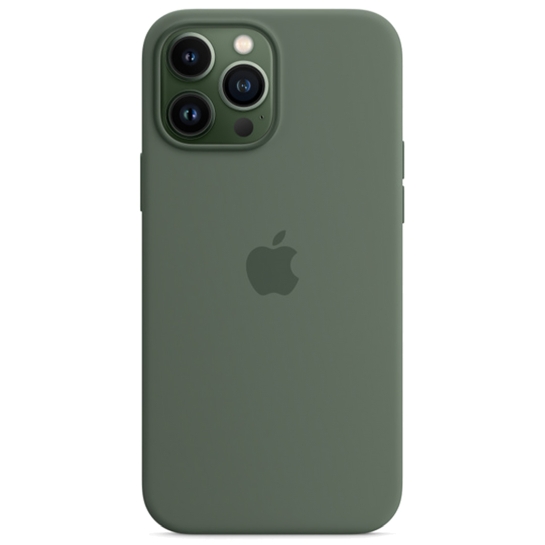 Чохол Apple Silicone Case with MagSafe for iPhone 13 Pro Max Eucalyptus - ціна, характеристики, відгуки, розстрочка, фото 1
