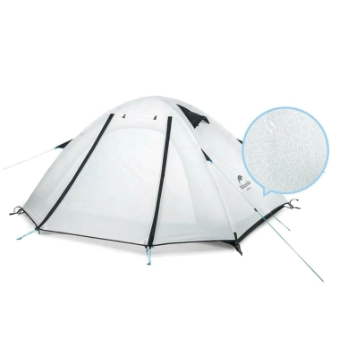 Намет двомісний Naturehike P-Series NH18Z022-P 210T/65D Білий - цена, характеристики, отзывы, рассрочка, фото 1