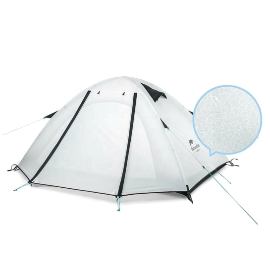Намет двомісний Naturehike P-Series NH18Z022-P 210T/65D Білий