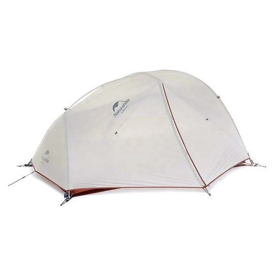 Намет надлегкий двомісний з футпринтом Naturehike Star-River 2 Updated NH17T012-T 20D Сіро-червоний
