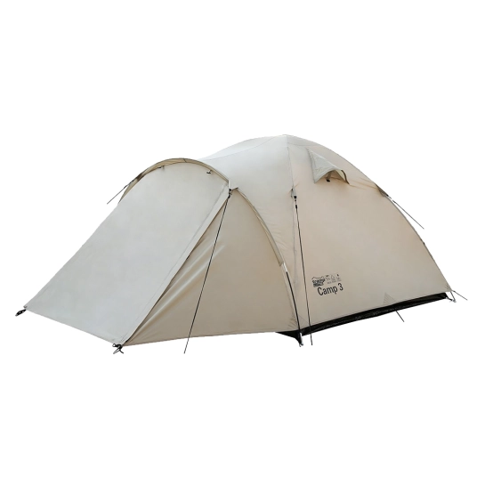 Палатка трёхместная Tramp Lite Camp 3 Песочная