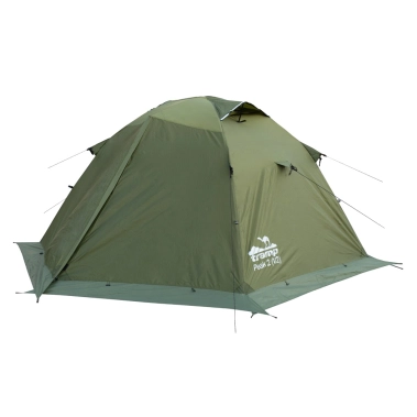 Палатка двухместная Tramp Peak 2 v2 Зелёная - цена, характеристики, отзывы, рассрочка, фото 1