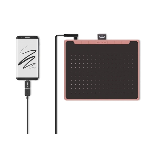 Графічний планшет Huion Inspiroy RTS-300 Pink - ціна, характеристики, відгуки, розстрочка, фото 6