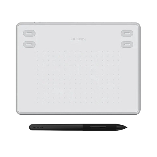 Графічний планшет Huion Inspiroy RTE-100 White - ціна, характеристики, відгуки, розстрочка, фото 1