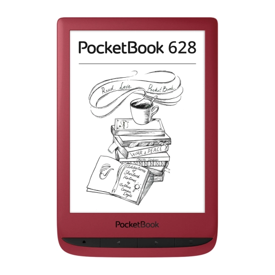 Электронная книга PocketBook 628 Touch Lux 5 Ruby Red