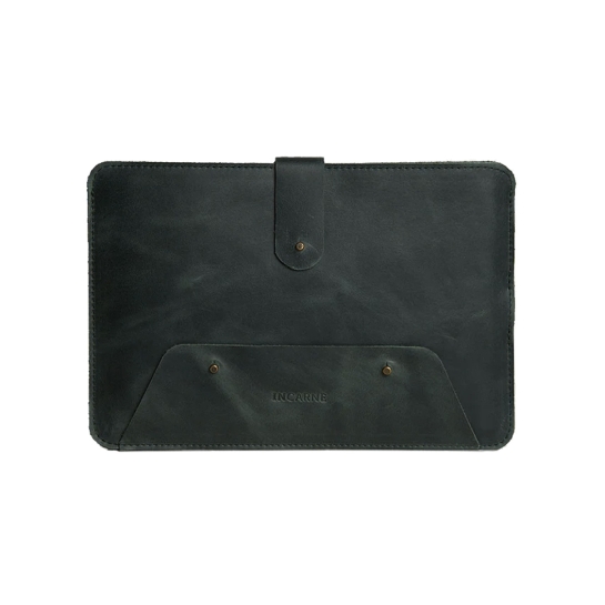Шкіряний чохол з кишенею INCARNE Oakland для iPad mini 6 Зелений - ціна, характеристики, відгуки, розстрочка, фото 1