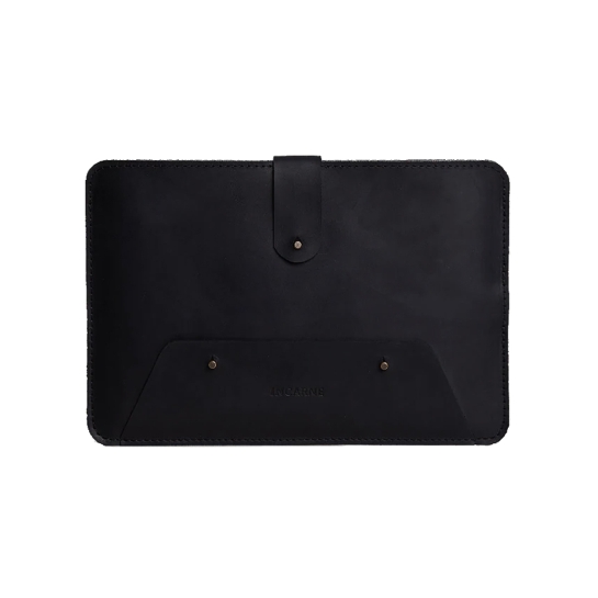 Кожаный чехол с карманом INCARNE Oakland для iPad mini 6 Чёрный - цена, характеристики, отзывы, рассрочка, фото 1