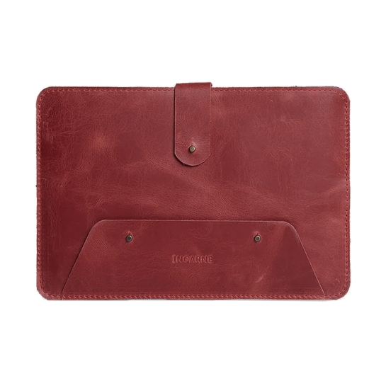 Кожаный чехол с карманом INCARNE Oakland для iPad 9 Красный - цена, характеристики, отзывы, рассрочка, фото 1