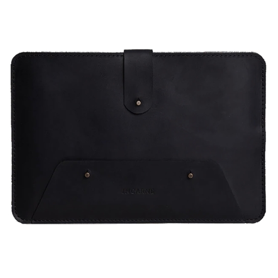 Кожаный чехол с карманом INCARNE Oakland для iPad Air 5 Чёрный - цена, характеристики, отзывы, рассрочка, фото 1