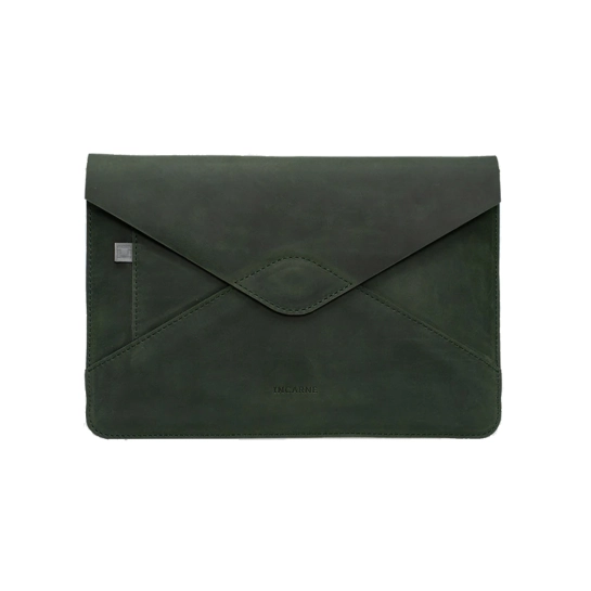 Кожаный чехол INCARNE Message для iPad mini 6 Зелёный