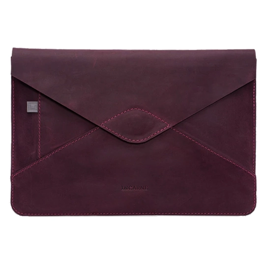 Кожаный чехол INCARNE Message для iPad Pro 11" 2021 Бордо