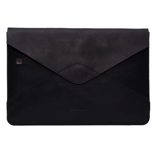 Кожаный чехол INCARNE Message для iPad Pro 11" 2021 Чёрный