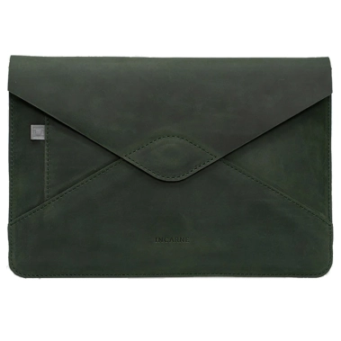 Шкіряний чохол INCARNE Message для iPad Pro 12.9" 2021 Зелений - цена, характеристики, отзывы, рассрочка, фото 1