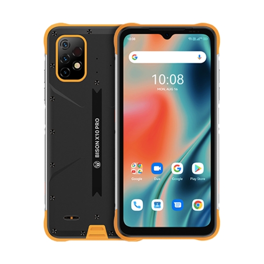 Смартфон Umidigi Bison X10 Pro 4/128GB Yellow - ціна, характеристики, відгуки, розстрочка, фото 1