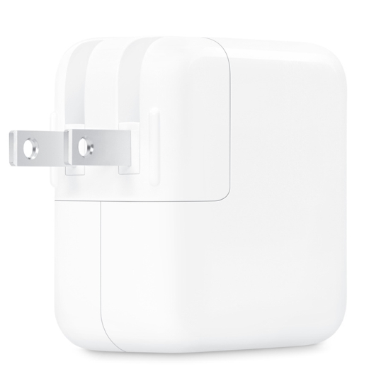 Мережевий зарядний пристрій Apple 35W Dual USB-C Port Power Adapter - ціна, характеристики, відгуки, розстрочка, фото 3