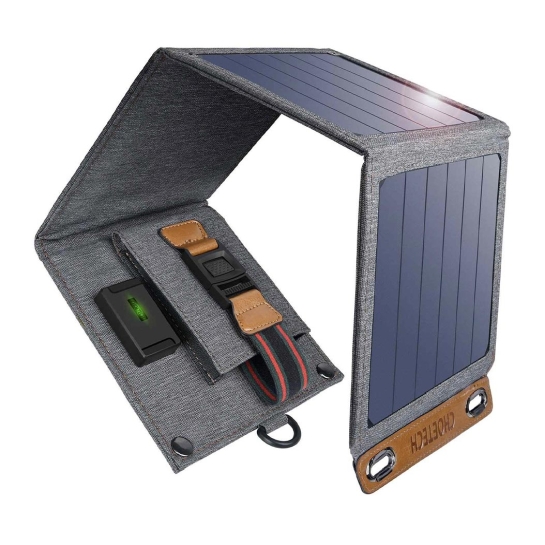 Сонячний зарядний пристрій Choetech 14W Foldable Solar Сharger Panels - ціна, характеристики, відгуки, розстрочка, фото 1