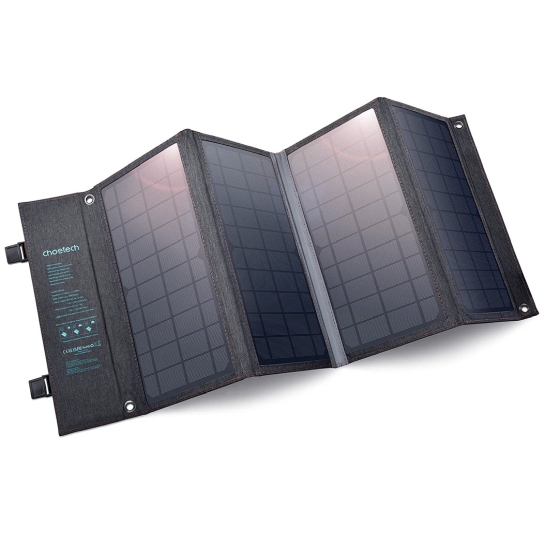 Сонячний зарядний пристрій Choetech 36W Foldable Solar Сharger Panels - ціна, характеристики, відгуки, розстрочка, фото 2