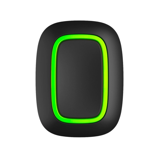 Бездротова тривожна кнопка Ajax Button Black