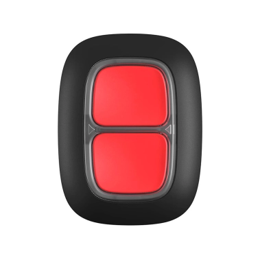 Беспроводная экстренная кнопка Ajax DoubleButton Black - цена, характеристики, отзывы, рассрочка, фото 1