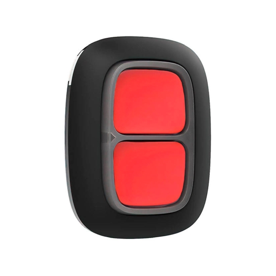 Бездротова екстрена кнопка Ajax DoubleButton Black - ціна, характеристики, відгуки, розстрочка, фото 2