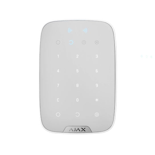 Беспроводная сенсорная клавиатура Ajax KeyPad Plus White