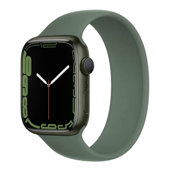 Смарт-годинник Apple Watch Series 7 45mm Green Aluminum Case with Clover Solo Loop - ціна, характеристики, відгуки, розстрочка, фото 1