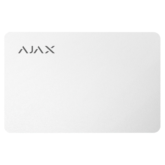 Безконтактна карта управління Ajax Pass White (3 шт.)