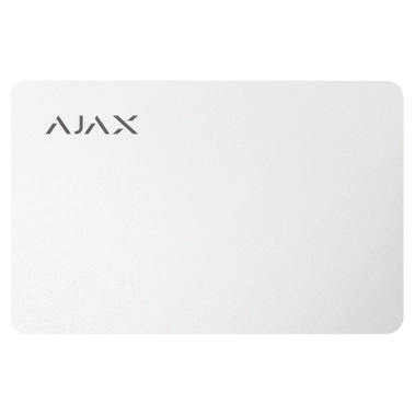 Бесконтактная карта управления Ajax Pass White (10 шт.) - цена, характеристики, отзывы, рассрочка, фото 1