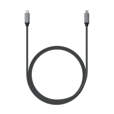 Кабель Satechi USB4 C to C Cable 100W Space Gray (80 cm) - цена, характеристики, отзывы, рассрочка, фото 1