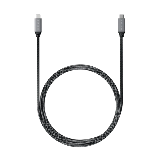Кабель Satechi USB4 C to C Cable 100W Space Gray (80 cm)