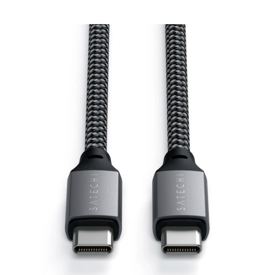 Кабель Satechi USB4 C to C Cable 100W Space Gray (80 cm) - цена, характеристики, отзывы, рассрочка, фото 3