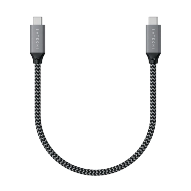 Кабель Satechi USB4 C to C Cable 100W Space Gray (25 cm) - цена, характеристики, отзывы, рассрочка, фото 1