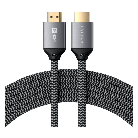Кабель Satechi 8K HDMI Ultra High Speed Cable Space Gray - ціна, характеристики, відгуки, розстрочка, фото 2