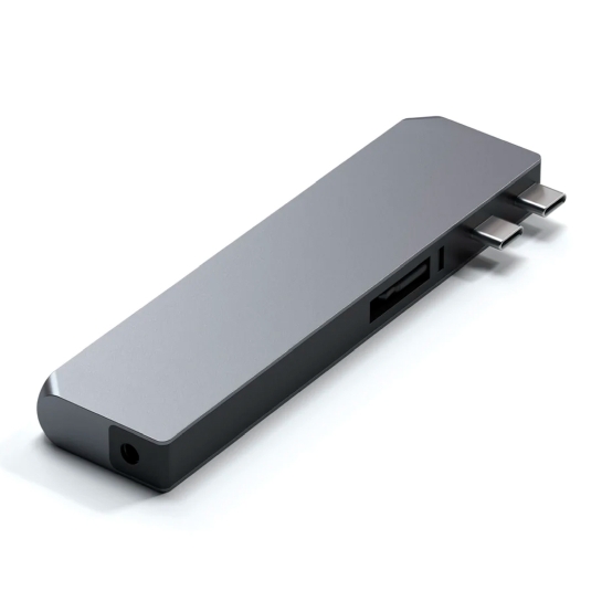 USB-хаб Satechi Aluminum USB-C Pro Hub Max Adapter Space Gray - цена, характеристики, отзывы, рассрочка, фото 3