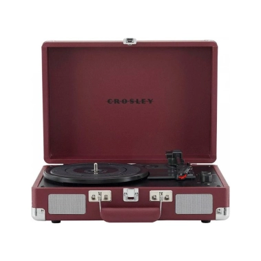 Виниловый проигрыватель Crosley Cruiser Deluxe Bluetooth Suitcase Turntable Burgundy - цена, характеристики, отзывы, рассрочка, фото 1